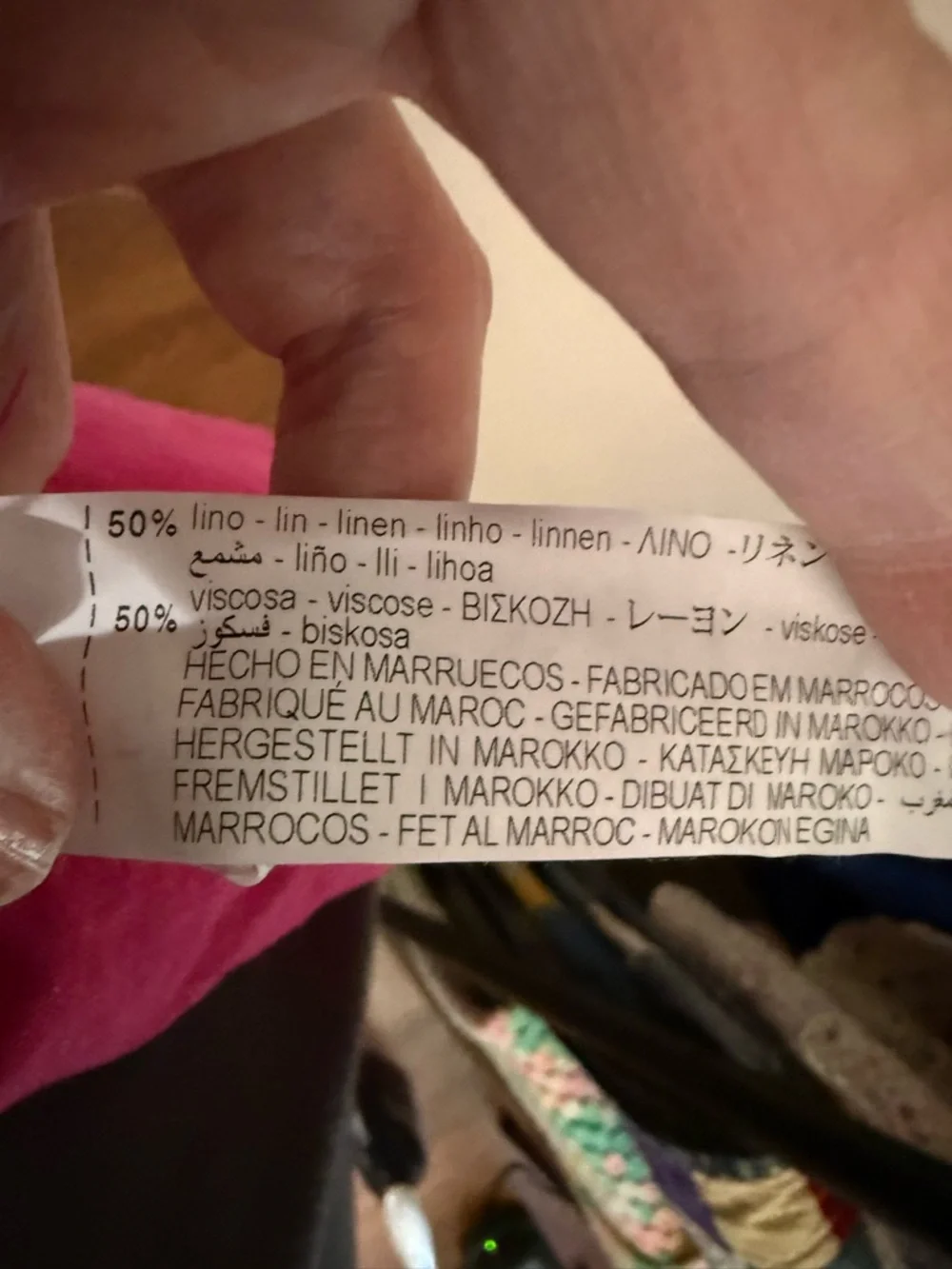 Zara Fuchsia Pink Ruched Wrap Mini Dress Linen Blend Strappy V Neck NWT Medium - Picture 13 of 16